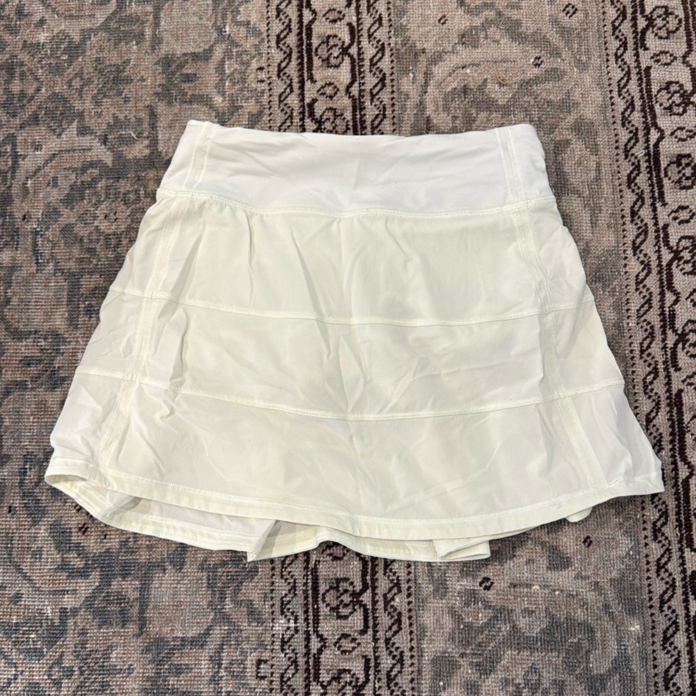 Lululemon yellow tennis skirt